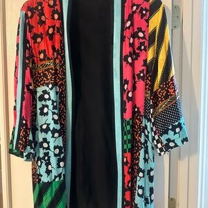 Alice + Olivia Coco Colorful Patchwork Kimono